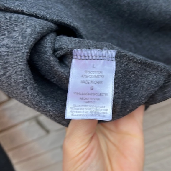 LAYER 8 Cowl Neck Pullover Grey Sweater L - Picture 7 of 8